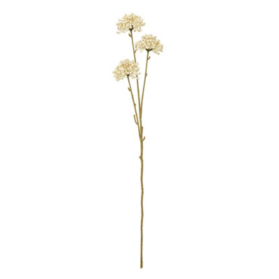 Hill Interiors Allium Spray Artificial Flower (One Size) Cream