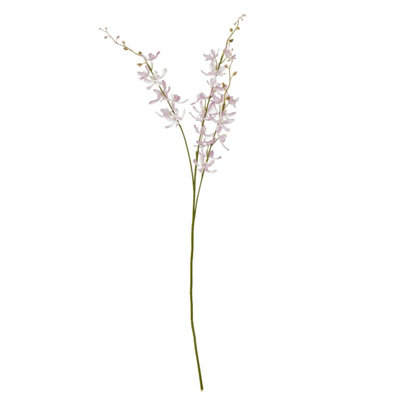 B&Q -  Cymbidium Spray Artificial Flower Lilac (One Size)