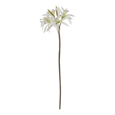 B&Q -  The Natural Garden Collection Nerine Lily Artificial Flower White (One Size)