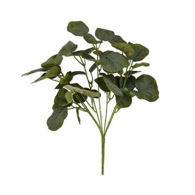 Hill Interiors Eucalyptus Artificial Flower Green (35Cm X 8Cm X 10Cm) from B&Q