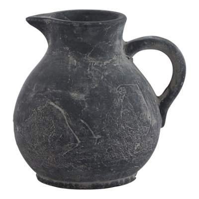 Hill Interiors Amalfi Jug Grey (23Cm X 22Cm X 22Cm) from B&Q