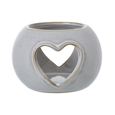 Hill Interiors Unisex White Ceramic Round Tealight Holder In - Image 6