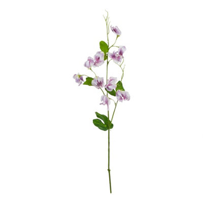B&Q -  The Natural Garden Collection Sweetpea Artificial Flower Purple (One Size)