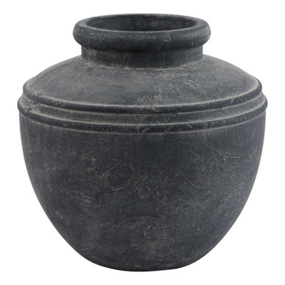 Hill Interiors Amalfi Water Pot Grey (30Cm X 31Cm X 31Cm) from B&Q