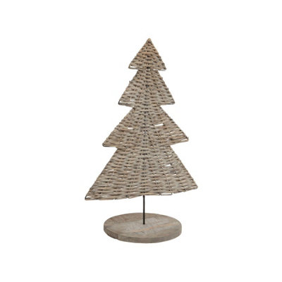 B&Q -  The Noel Collection Wicker Christmas Decoration Brown (One Size)