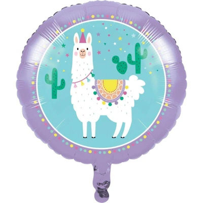 Creative Party Llama Foil Balloon Multicoloured (One Size) from B&Q