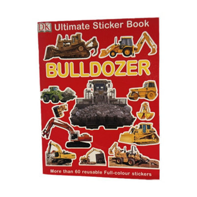B&Q Ultimate Bulldozer Sticker Book Multicoloured (One ) Size 3 - B&Q