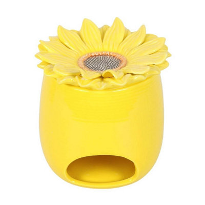 Something Different Sunflower Oil Burner Yellow/brown (One Size) from B&Q