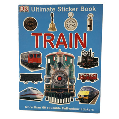 B&Q Ultimate Train Sticker Book (Pack Of 60) Multicoloured (One Size)