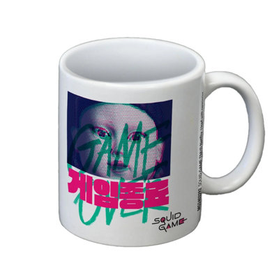 Squid Game 2 Game Over Mug White/green/pink (One Size) from B&Q