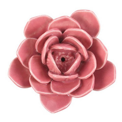 Something Different Unisex Pink Pond Dipping Water Lily Incense Stick Holder In - Image 3