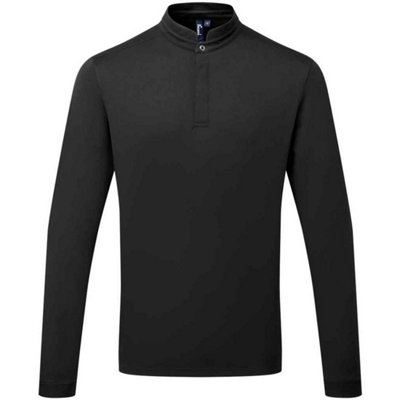  - Premier Mens Essential Coolchecker Long-Sleeved Chef Shirt