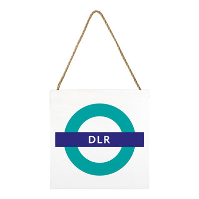 Transport For London Dlr Wooden Block White/green/blue (2.7Cm X 20Cm X 20Cm) from B&Q