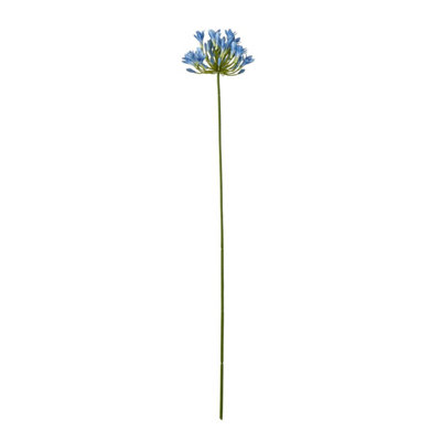 B&Q -  Agapanthus Artificial Flower Spray Blue (One Size)