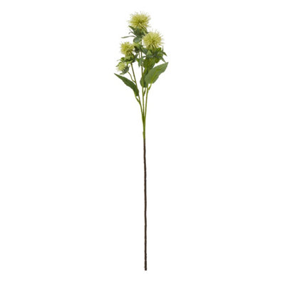 Hill Interiors Anemone Spray Artificial Flower Green (One Size) from B&Q