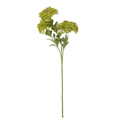 Hill Interiors Sedum Spray Artificial Flower in Green - Image 6