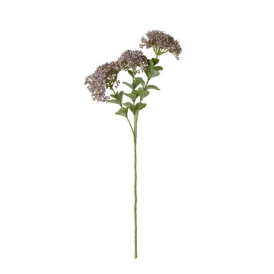 B&Q -  Sedum Spray Artificial Flower Purple (One Size)