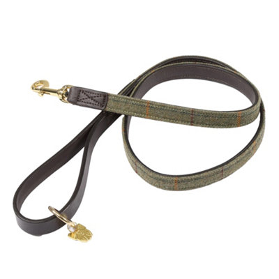 Digby & Fox Digby Checked Tweed Dog Lead Red/yellow/blue (One Size) from B&Q