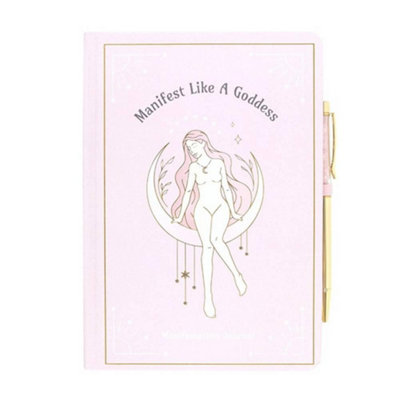 Something Different Goddess Energy Manifestation A5 Journal Set White/pink (One Size) from B&Q