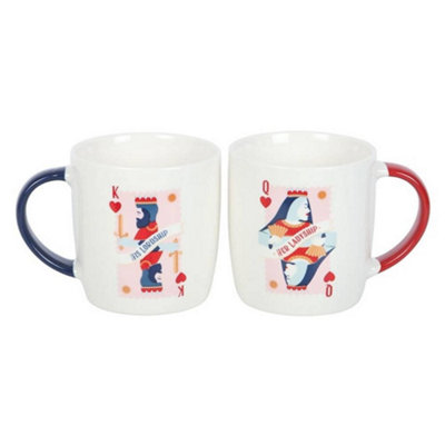 Something Different Unisex Off-White Her Ladyship & His Lordship Couple Mug Set Pack Of 2 In - Image 3