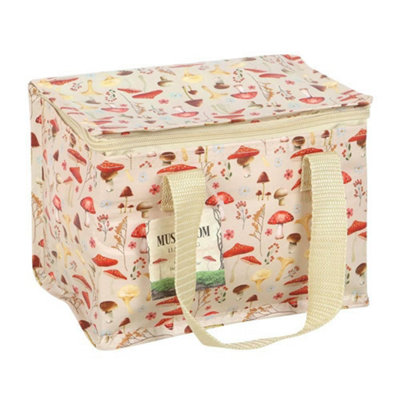 B&Q Something Different Mushroom Lunch Bag (One Size) Beige/Red/Brown