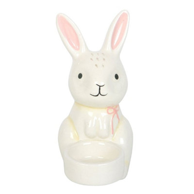  - Something Different Spring Time Bunny Tealight Holder White (One Size)