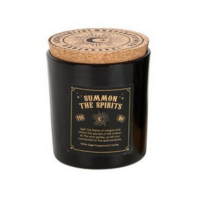 Something Different Summon The Spirits White Sage Talking Board Scented Candle Black/brown/white (One Size) from B&Q
