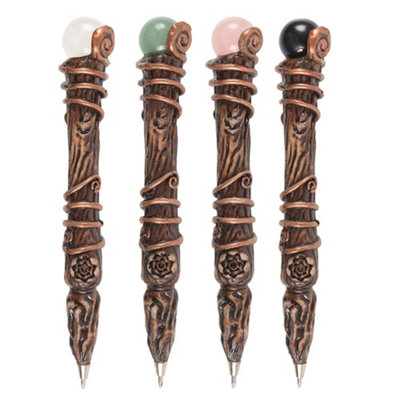 Something Different Wand Crystal Pen (Pack Of 16) Brown (One Size) from B&Q