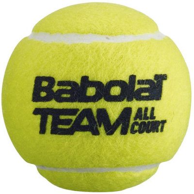 Babolat Team All Court Tennis Balls (Pack Of 4) Yellow (One Size) from B&Q
