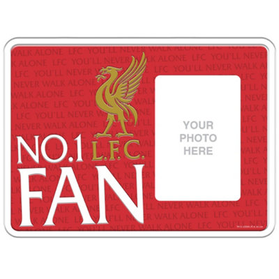 Liverpool Fc No 1 Fan Photo Frame Sign Red/white/gold (One Size) from B&Q