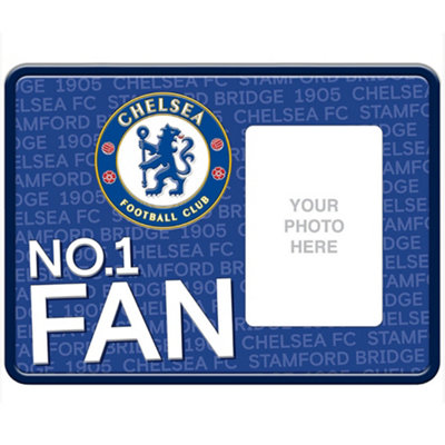Chelsea Fc No 1 Fan Photo Frame Sign Royal Blue/blue/white (One Size) from B&Q