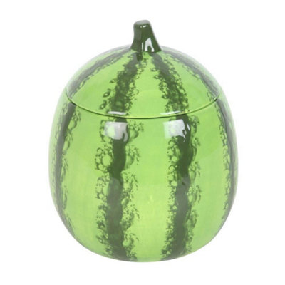Something Different Watermelon Candle Jar Green (One Size) from B&Q
