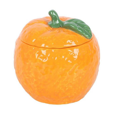 Something Different Orange Candle Jar Orange (One Size) from B&Q