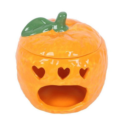  - Something Different Tutti Frutti Orange Oil Burner Orange/white/green (One Size)