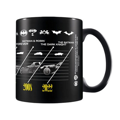 Dc Comics Black Batman 1989 Batmobile Mug (One ) 12Cm