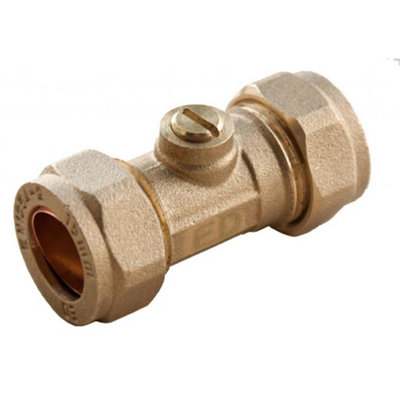 Oracstar Isolating Valve Br (15mm X 15mm) from B&Q