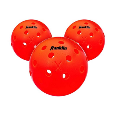 Franklin X-40 Pickleball Balls (Pack Of 3) Ember (One Size) from B&Q