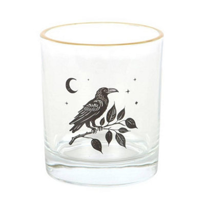  - Something Different Perched Raven Gl Transparent/black (One Size)