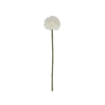 B&Q -  Chrysanthemum Artificial Flower White/green (One Size)