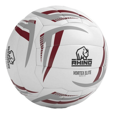 Rhino Vortex Elite Netball White/maroon/grey (5)