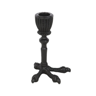 Something Different Raven Claw Taper Candle Black (One Size) from B&Q