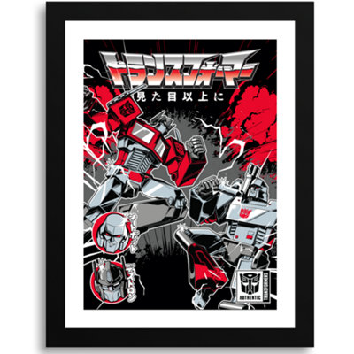 GB Eye Transformers Autobots Vs Decepticons 30 X 40Cm Framed Collector Print from B&Q