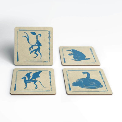 B&Q -  Fantastic Beasts Creatures Corkbacked Coaster Set