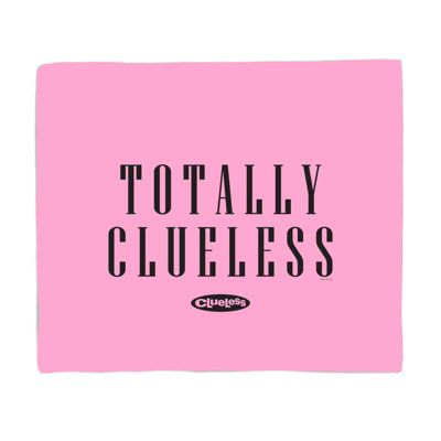 Zavvi Clueless Totally Clueless Fleece Blanket from B&Q