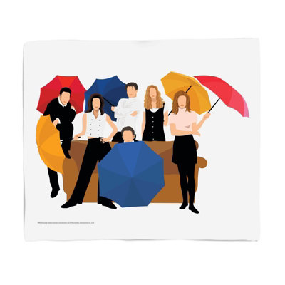 Zavvi Friends The Gang Fleece Blanket from B&Q