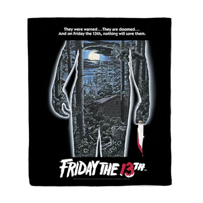 B&Q -  Friday 13Th Fleece BlanketSize Medium