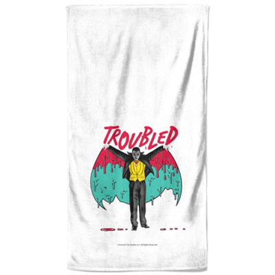 Zavvi Universal Monsters Dracula Beach Towel B&Q