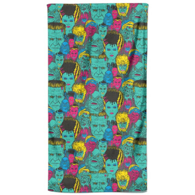 Zavvi Frankenstein Mixed Pattern Beach Towel B&Q