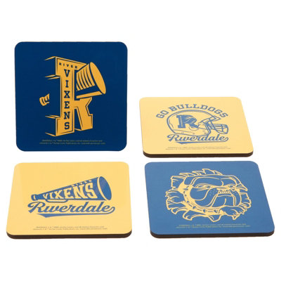 B&Q -  Riverdale Vixens Corkbacked Coaster Set