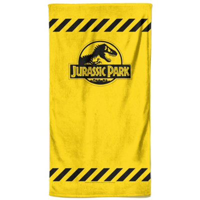 Zavvi Jurassic Park Tape Beach Towel from B&Q